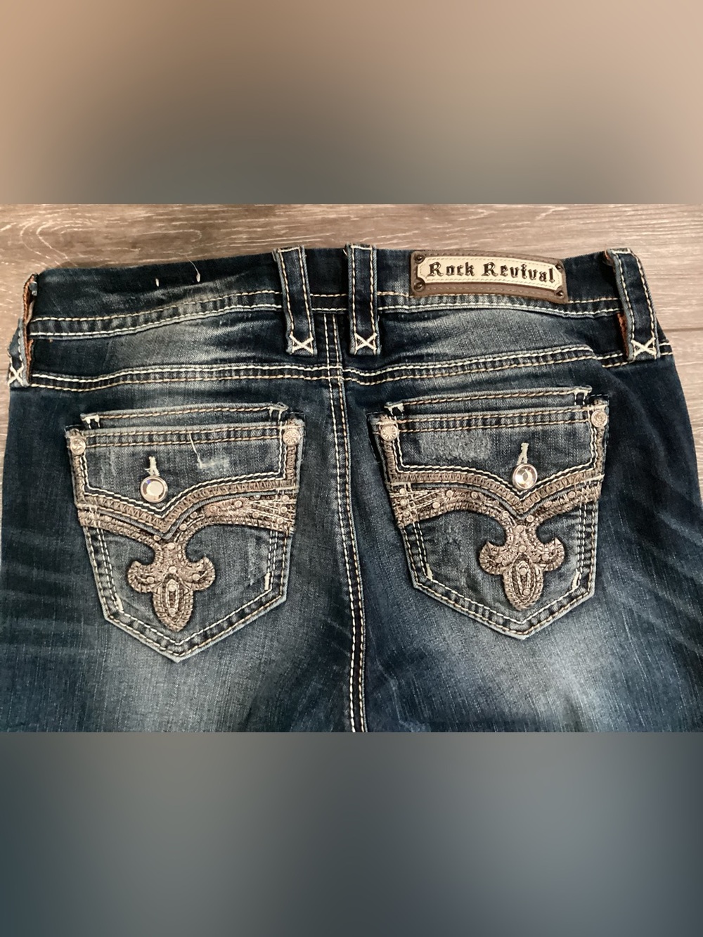 Rock Revival Yara Distressed Mid-Rise Skinny Jeans